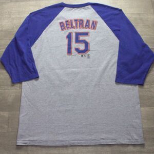 Y2k Lee Sport 2005 New York Mets MLB 3/4 Sleeve Raglan Shirt XL